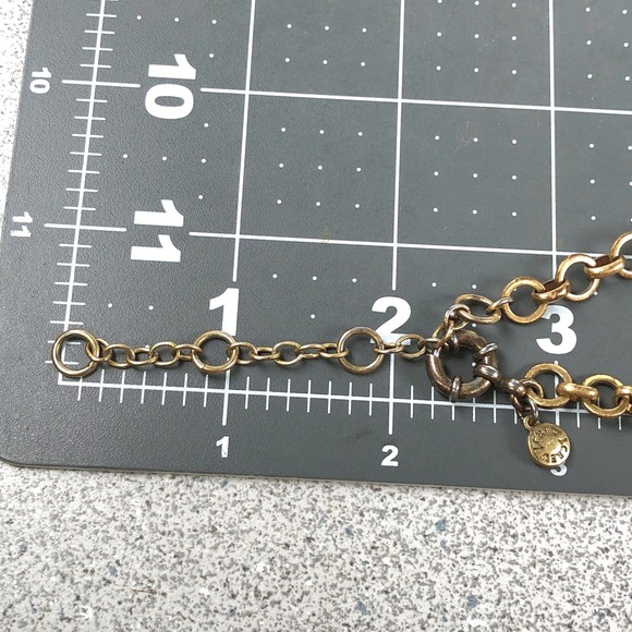 J Crew Anna Wintour Necklace Georgian Collet RIviere Rivoli Clear Crystal Brulee - Picture 9 of 9